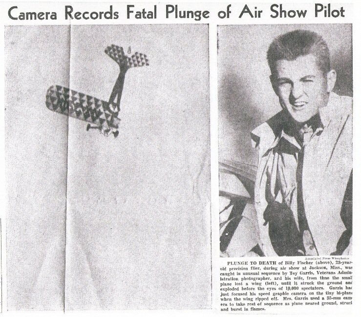 Bill Fischer Fatal Plunge