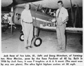 Jack Rose Doug Rhinehart & Rose Parrakeet A-1 NC14843